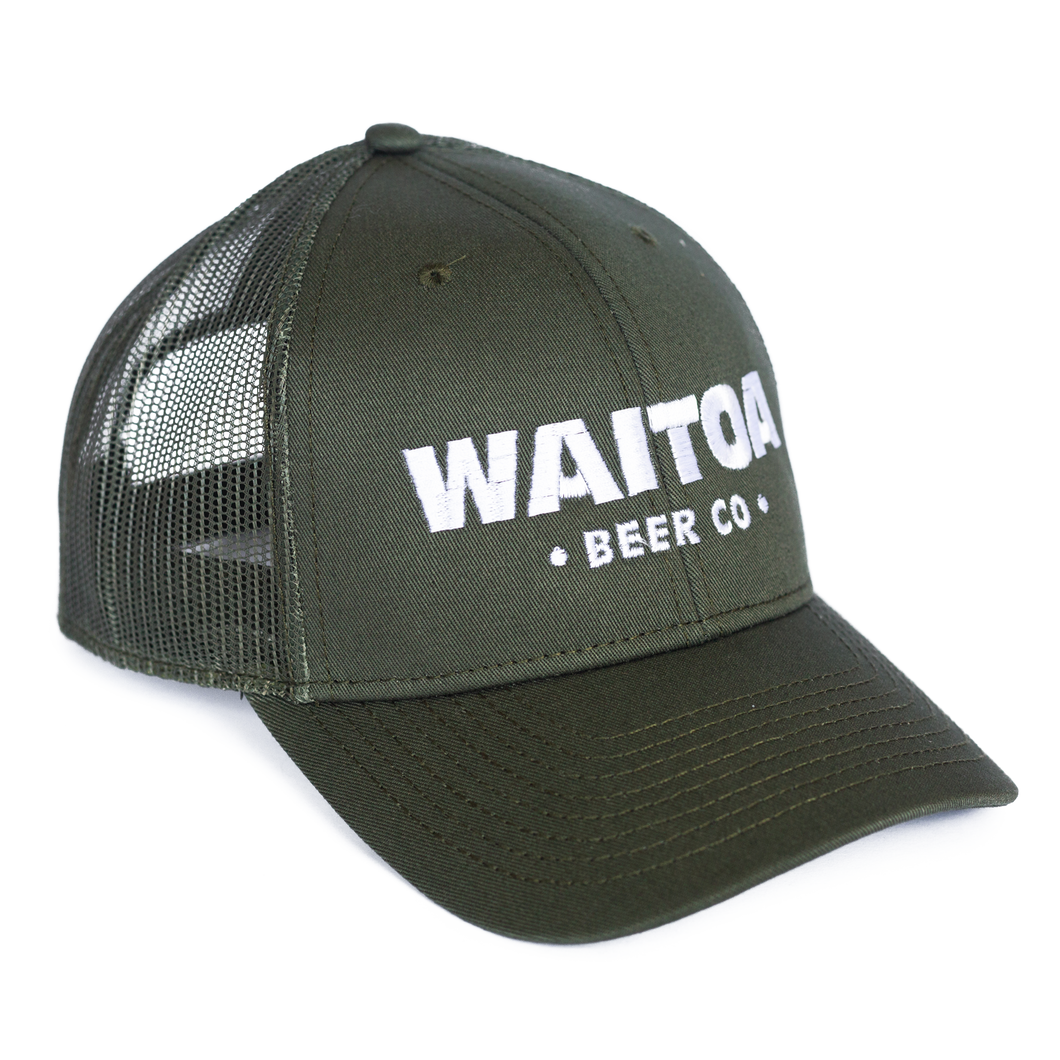 Waitoa Trucker Cap – Dark green